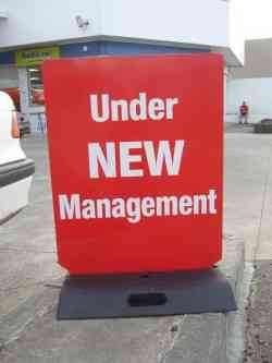 UNDER NEW MANAGEMENT