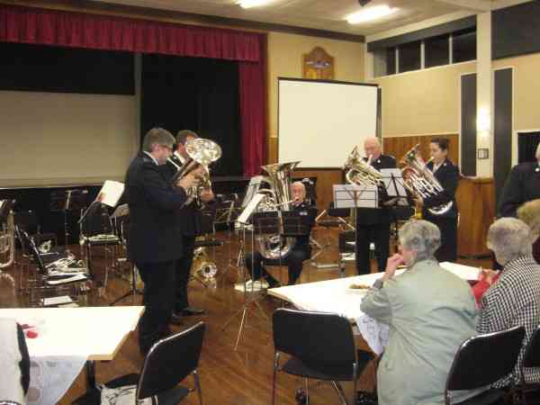 The Salvation Army Auckland City Corps Brass Band, Te Ahu Community Centre, KAITAIA