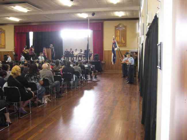 Anzac Day service in Kaitaia