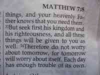 Matthew 6:33