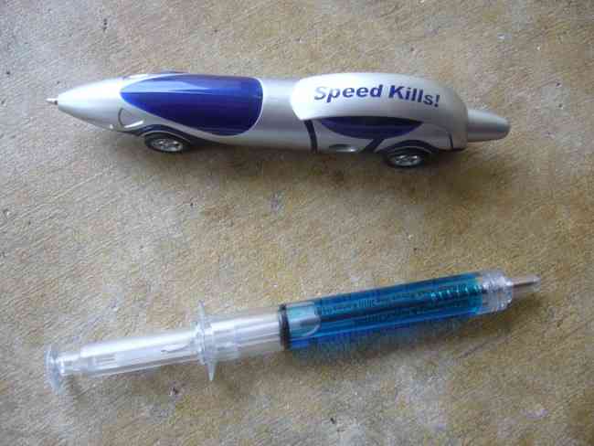 "SPEED KILLS" My Pens