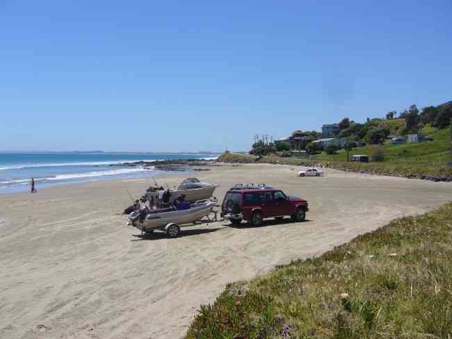 At the beach in Ahipara