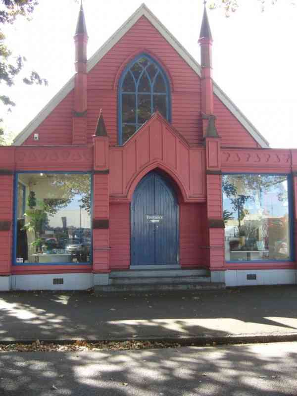 This church in Cambridge in NZ is now a coffee shop