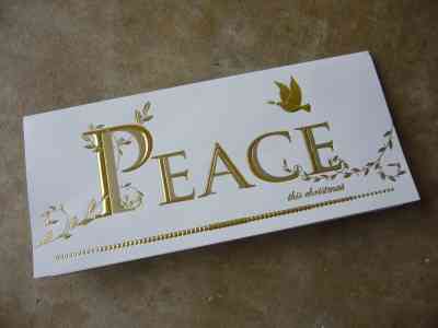 "Peace this Christmas"