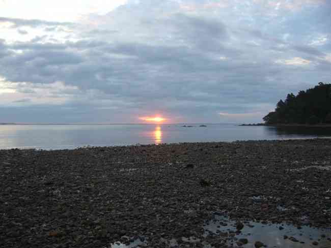 SUNSET IN HIHI/NEW ZEALAND