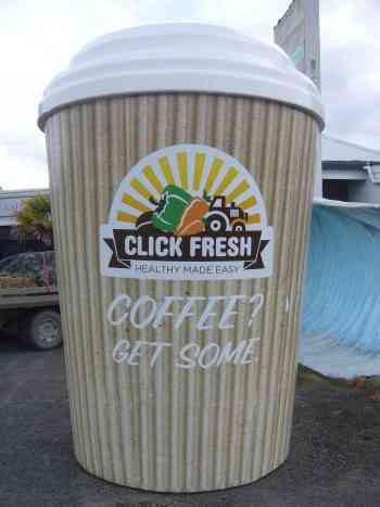 There are many coffee shops in Kaitaia