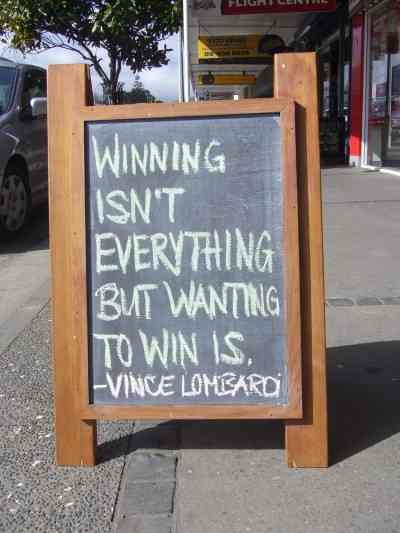 "Winning ..."